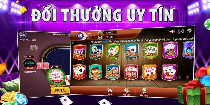 Các loại game bài Xin88 đổi thưởng online mới nhất